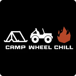 Camp Wheel Chill Decal