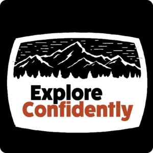 Explore Confidently Mountain Decal