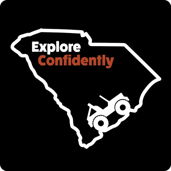 Explore Confidently State Decal SC