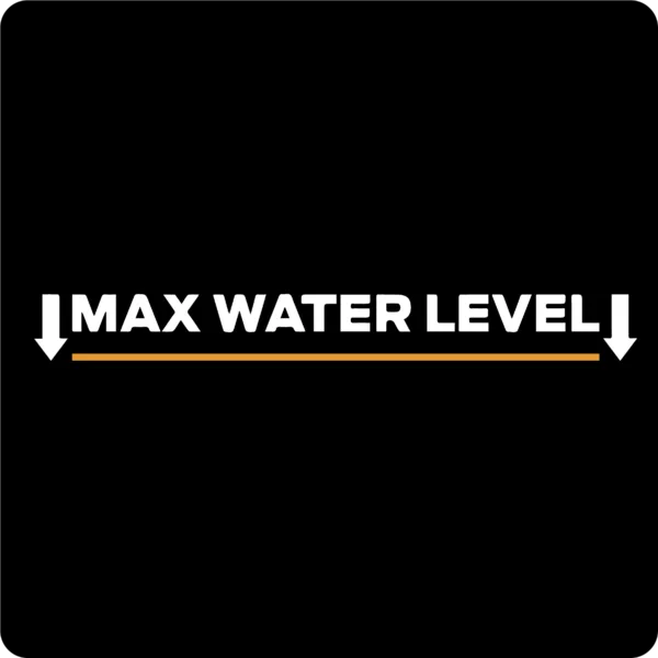 Max Water Level Decal