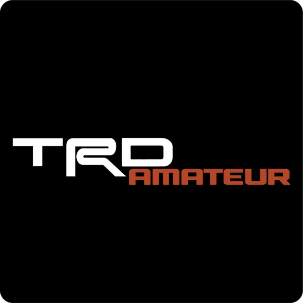 Toyota TRD Amateur Decal